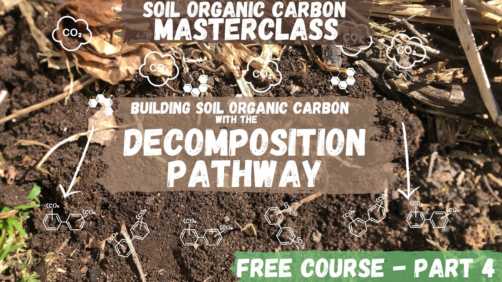 building soil organic carbon with the decomposition pathway